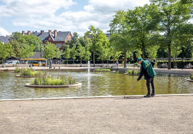 Københavnsk park klarer store regnskyl med hjælp fra OKNygaard