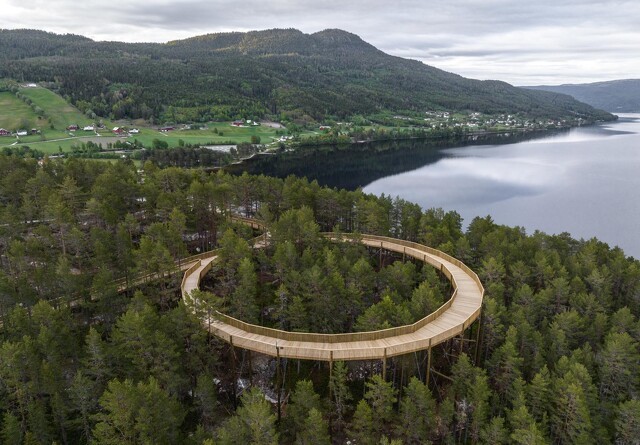 Dansk arkitekt bag norsk trætop-konstruktion