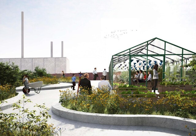 Nordland Arkitekter vil skabe grønt byrum oven på p-hus