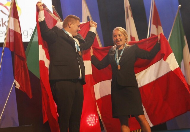 Danske anlægsgartnere vinder bronzemedaljer ved Euroskills